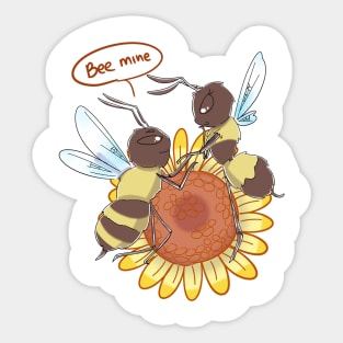 Bee Mine My Honey Bee Sticker